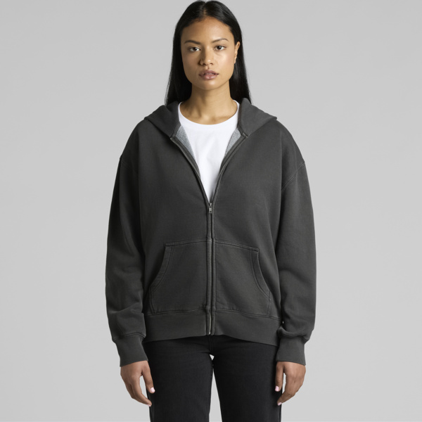 AS Colour Womens Relax Faded Zip Hoodie Thumbnail